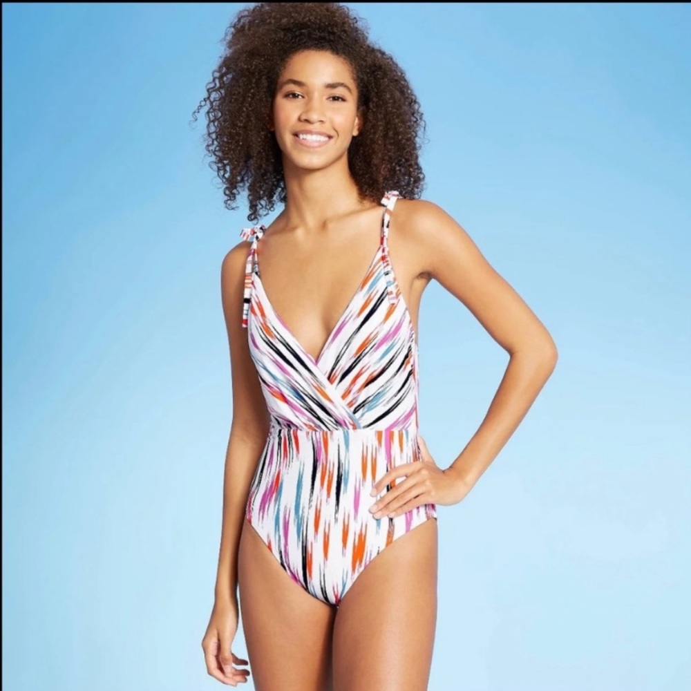 Sea Angel Women's Izzy Stripe Women's One Piece Swimsuit‎ - NWT